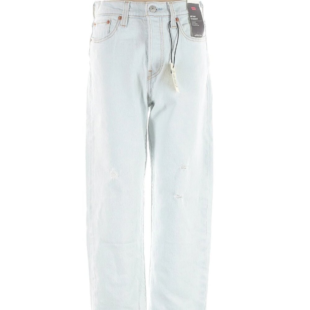 NWT! Levi's Wedgie Straight Jeans in Light Wash 26 X 26